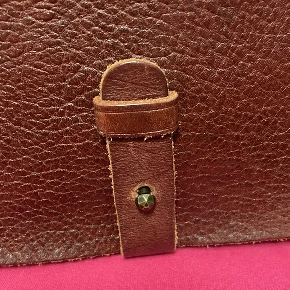 Lucky Brand Leather Bag Sz Medium - Picture 3 of 16